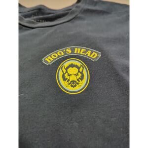 Used Harry Potter Navy Blue Hogs Head Hogsmeade Short Sleeve T-shirt Small